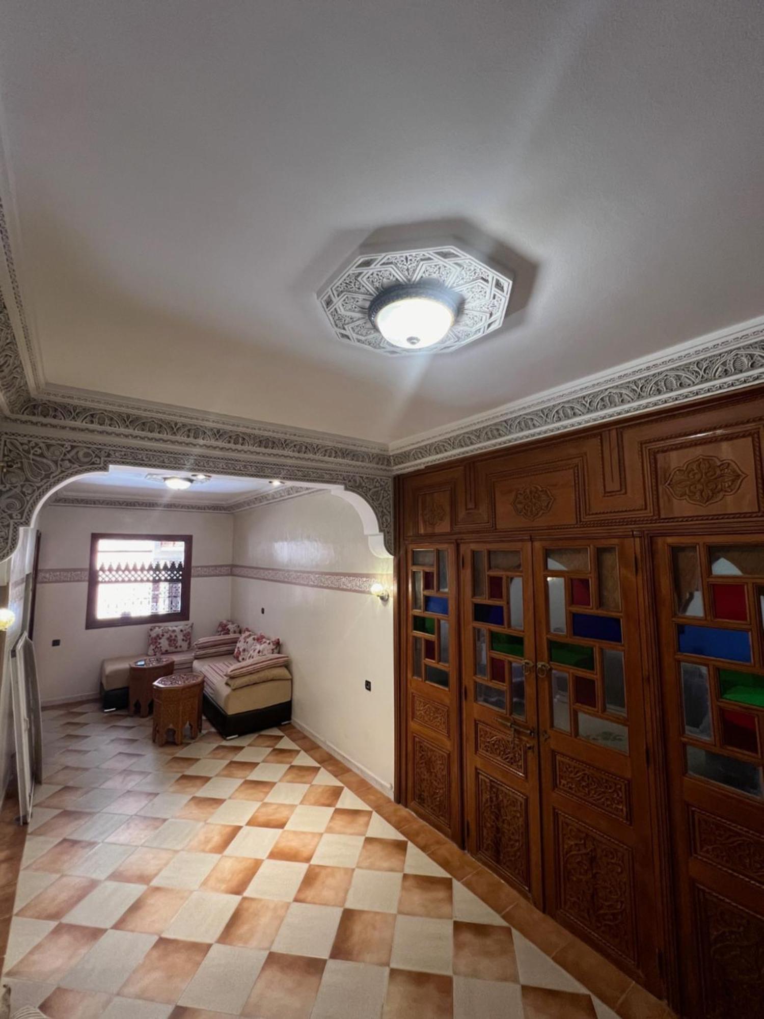 Charmant Appartement Spacieux Avec Cour Fleurie Et Hammam A Targa Marrakech Marrakesh Exterior foto